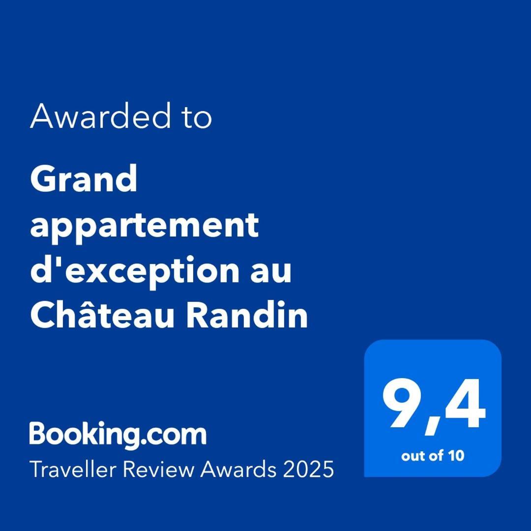 Grand Appartement D'Exception Au Chateau Randin Écully Exterior foto